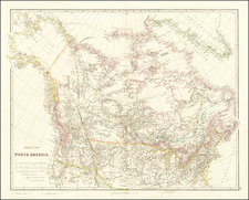 Plains, Rocky Mountains, Alaska and Canada Map By John Arrowsmith