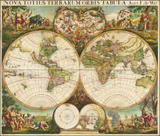 World Map By Reiner & Joshua Ottens / Frederick De Wit