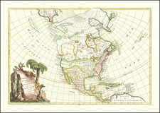 North America Map By Jean Janvier