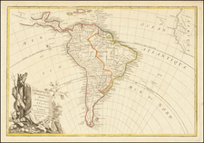 South America Map By Jean Janvier