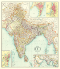India Map By Thacker, Spink & Co.