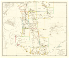 Australia Map By John Arrowsmith