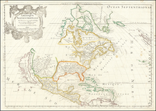 North America Map By Guillaume Sanson / Pierre Mariette