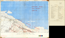 France and World War II Map By War Office