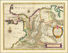 Colombia Map By Willem Janszoon Blaeu