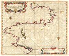 Hispaniola Map By Arent Roggeveen / Jacobus Robijn