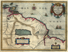 South America Map By Willem Janszoon Blaeu