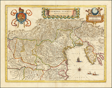 Northern Italy Map By Willem Janszoon Blaeu