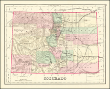 Colorado and Colorado Map By O.W. Gray