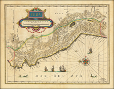 Peru & Ecuador Map By Willem Janszoon Blaeu