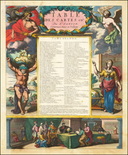 Title Pages and Curiosities Map By Cornelis Mortier