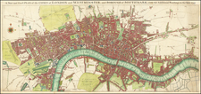 British Isles and London Map By Richard William Seale