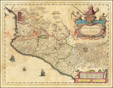 Mexico Map By Willem Janszoon Blaeu