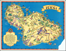 Hawaii, Hawaii and Pictorial Maps Map By Ruth Taylor White