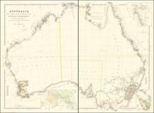 Australia Map By John Arrowsmith