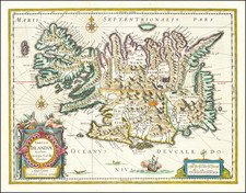 Iceland Map By Willem Janszoon Blaeu