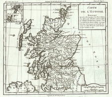 Europe and British Isles Map By Louis Brion de la Tour