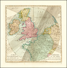 Europe, British Isles and England Map By Laurie & Whittle