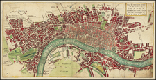 London Map By William Owen