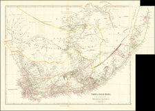 South Africa Map By John Arrowsmith