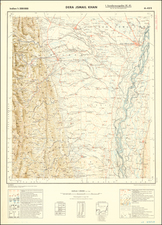 World War II and Greece Map By General Staff of the German Army