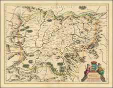 Romania Map By Willem Janszoon Blaeu