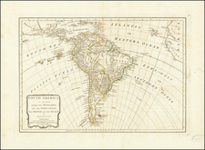 South America as Divided amongst The Spaniards and The Portuguese, The French and The Dutch