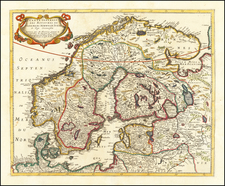 Scandinavia Map By Melchior Tavernier