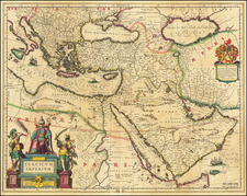 Turkey, Mediterranean, Middle East, Turkey & Asia Minor and Balearic Islands Map By Johannes et Cornelis Blaeu