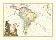 South America Map By Jean Janvier