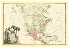 North America Map By Jean Janvier