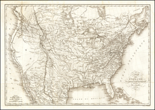 United States Map By Pierre  Alexandre Tardieu