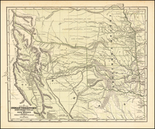 Texas, Plains, Southwest and Rocky Mountains Map By Josiah Gregg