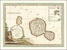 Le Isola O'Taiti Scoperta dal Cap. Cook, Con Le Marchesi di Mendoza . .  .1798