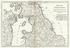 Europe and British Isles Map By Rigobert Bonne