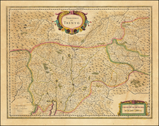 Northern Italy Map By Willem Janszoon Blaeu