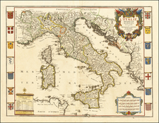 Italy Map By Nicolas de Fer