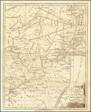 Mid-Atlantic, New Jersey and American Revolution Map By Universal Magazine