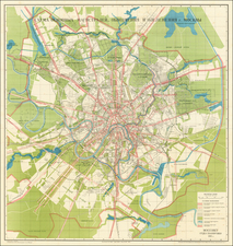 Russia Map By VKT GUGSK NKVD USSR