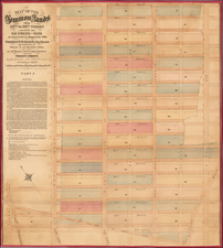 Map of the Common Lands From 42nd to 59th Street. . . As Surveyed and Mapped in 1796, by Cassimer T. H. Goerck. . . By John Bute Holmes