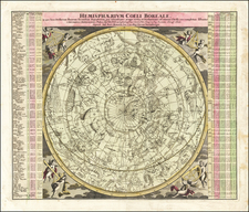 Celestial Maps Map By Johann Gabriele Doppelmayr