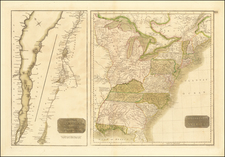 United States and Canada Map By John Thomson