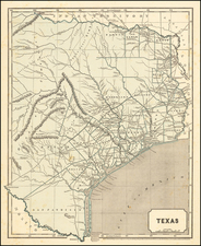 Texas Map By Sidney Morse  &  Samuel Breese