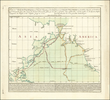 Alaska and Pacific Map By Tobias Conrad Lotter