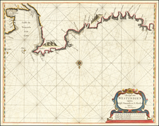 Venezuela Map By Arent Roggeveen / Jacobus Robijn