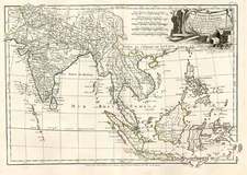 Asia, India, Southeast Asia, Philippines, Australia & Oceania and Oceania Map By Jean Janvier