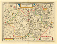 Mitteldeutschland Map By Willem Janszoon Blaeu