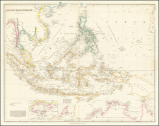 Southeast Asia, Philippines, Singapore, Indonesia and Malaysia Map By John Arrowsmith