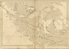 Polar Maps, Argentina and Chile Map By Depot de la Marine