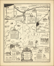 A Map of the Seneca Villages and the Jesuit and French Contacts 1615-1708   By Helen M. Erickson / Alexander McGinn Stewart